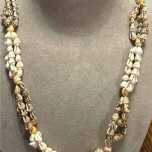 Natural Shell Beaded Necklace